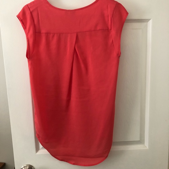 Red cap sleeve top - Picture 3 of 3